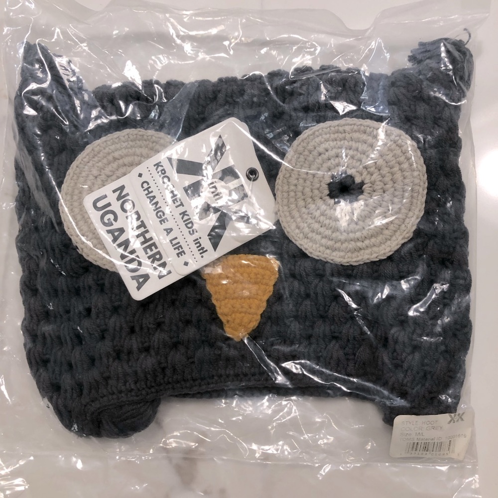 Krochet Kids Intl Owl Beanie Hat - “The Hoot”